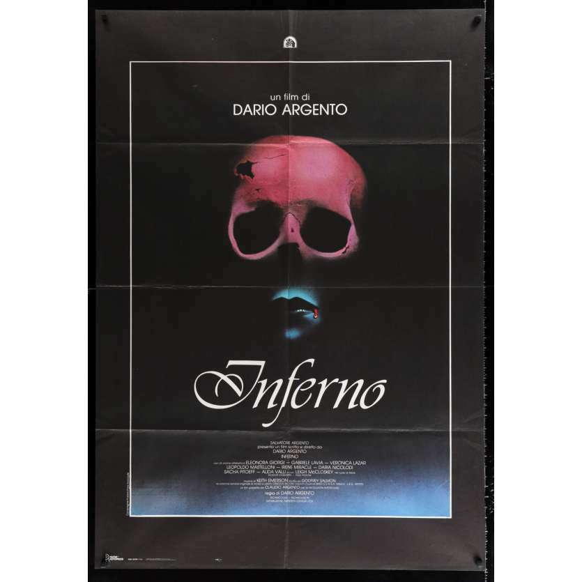 INFERNO Italian Movie Poster 39x55 - 1980 - Dario Argento, Leigh McCloskey