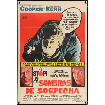 THE NAKED EDGE Argentinian Movie Poster 29x43 - 1961 - Michael Anderson, Gary Cooper