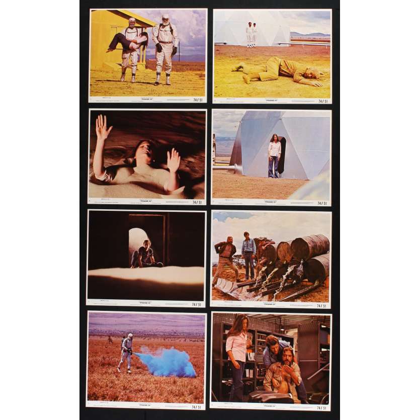 PHASE IV US Lobby Cards 8x10 - 1974 - Saul Bass, Nigel Davenport