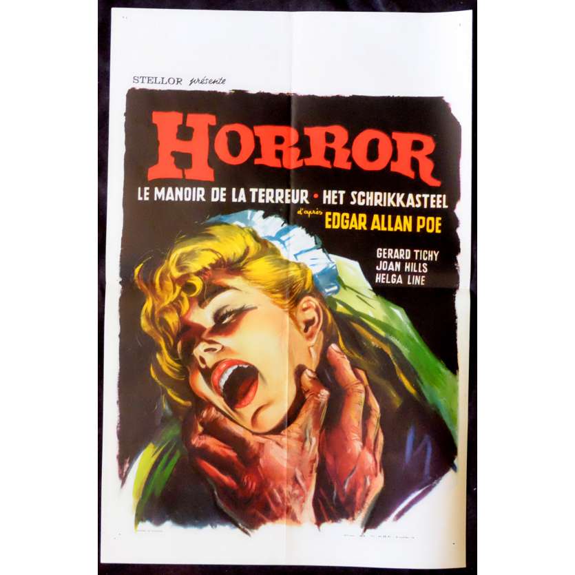 HORROR Belgian Movie Poster 14x20 - 1963 - Alberto de Martino, Gérard Tichy