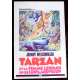 TARZAN AND THE LEOPARD WOMAN Belgian Movie Poster 14x20 - R1960 - Kurt Neumann, Johnny Weissmuller