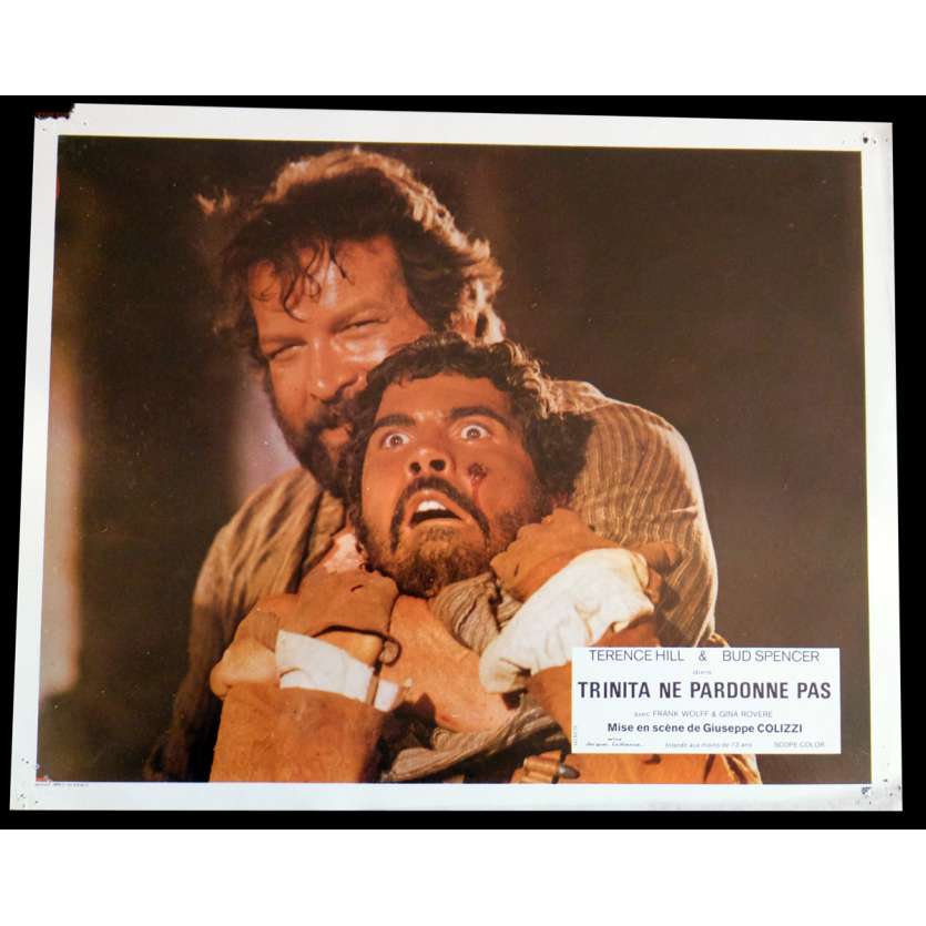 GOD FORGIVES I DON'T French Lobby Card N7 9x12 - 1972 - Giuseppe Colizzi, Terence Hill, Bud Spencer