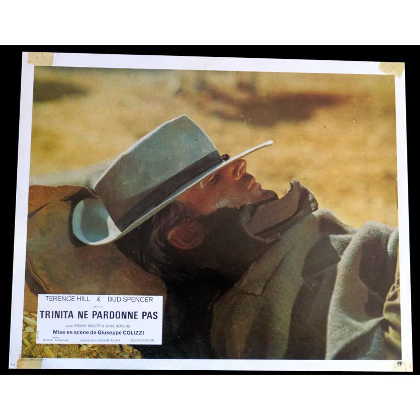 GOD FORGIVES I DON'T French Lobby Card N4 9x12 - 1972 - Giuseppe Colizzi, Terence Hill, Bud Spencer