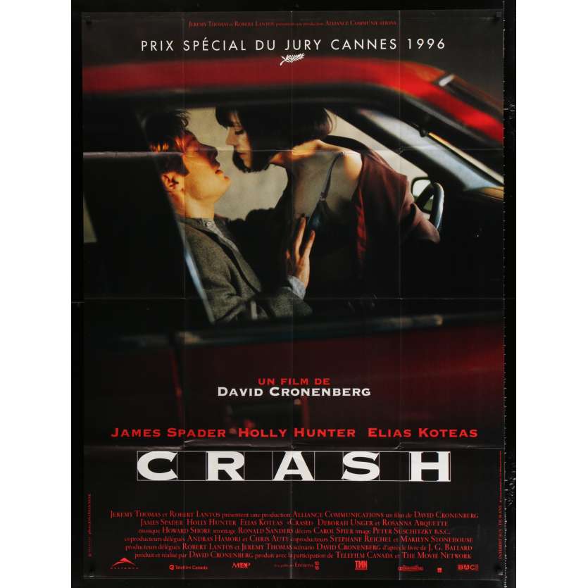 CRASH Affiche de film 120x160 - 1996 - Holly Hunter, David Cronenberg