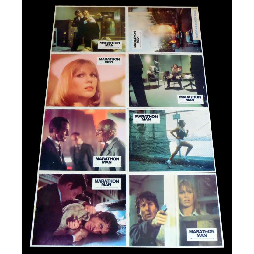 MARATHON MAN French Lobby Cards x16 9x12 - 1976 - John Schlesinger, Dustin Hoffman