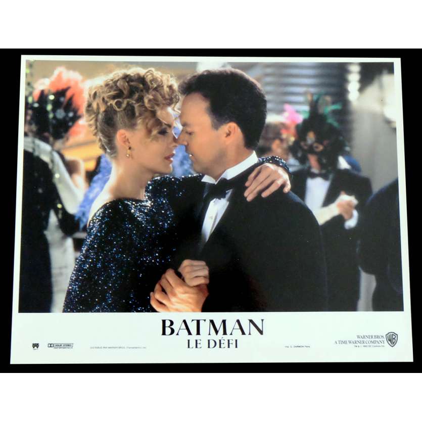BATMAN RETURNS French Lobby Card N7 9X12 - 1992 - Tim Burton, Michele Pfeiffer