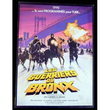 LES GUERRIERS DU BRONX Flyer 21X30 - 1982 - Fred Williamson, Enzo G. Castellari