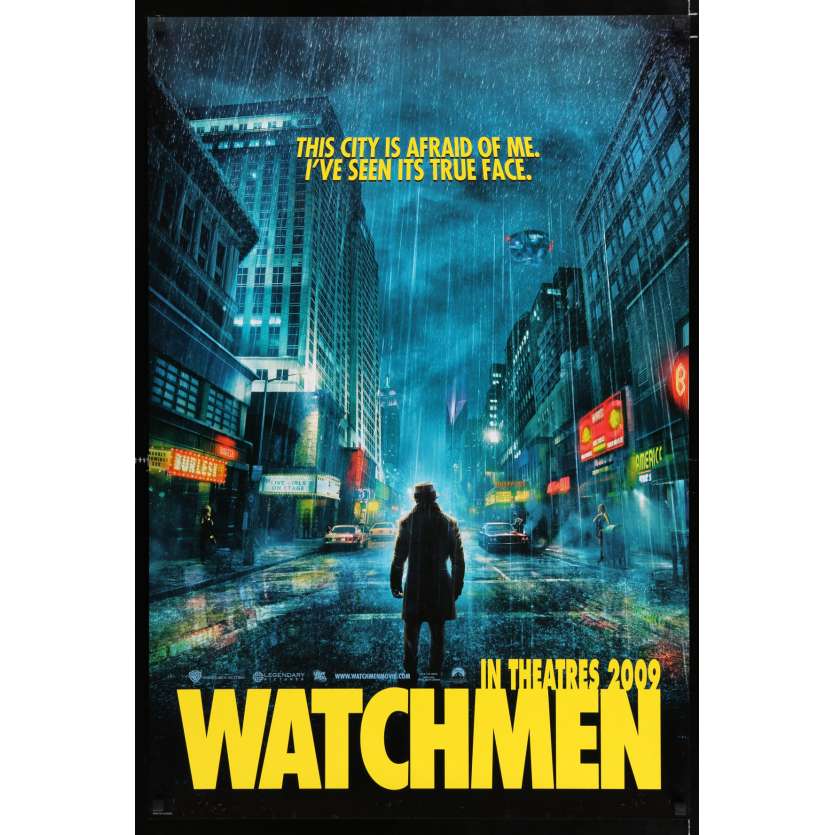 WATCHMEN US Movie Poster 29x41 - 2009 - Zack Snyder, Patrick Wilson