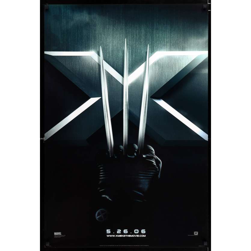 X-MEN: THE LAST STAND US Movie Poster  29x41 - 2006 - Brett Ratner, Hugh Jackman