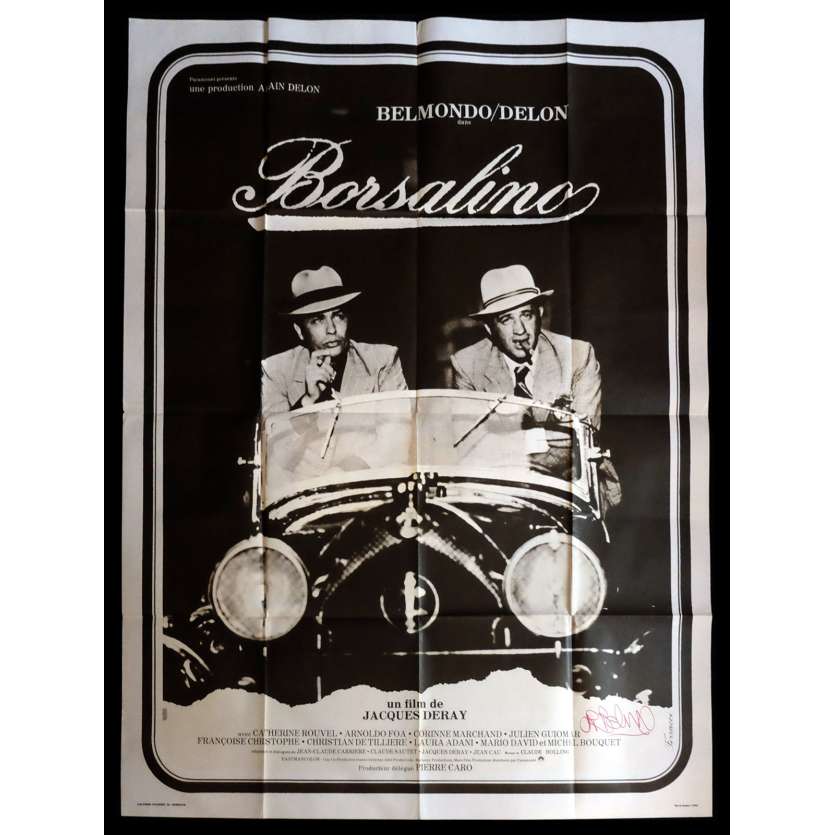 BORSALINO Affiche Française '70 Alain Delon, Jean-Paul Belmondo Poster