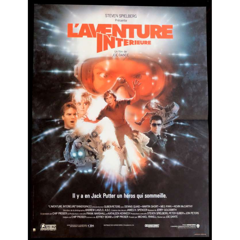 INNERSPACE French Movie Poster 15x21 '87 Joe Dante, Dennis Quaid 