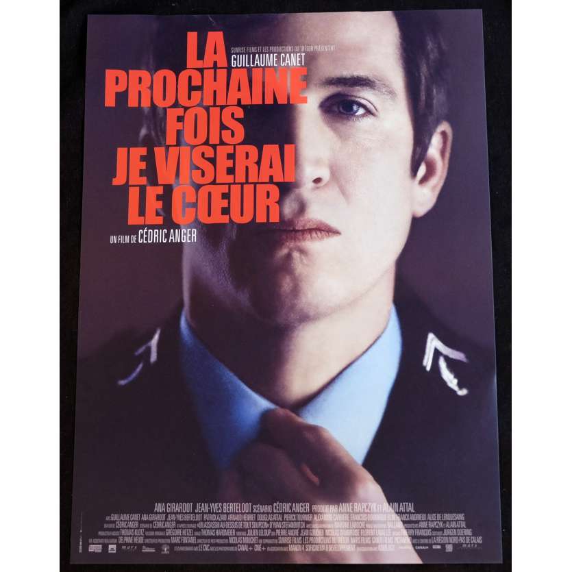 LA PROCHAINE FOIS JE VISERAI LE CŒUR Affiche de film 40x60 - 2014 - Guillaume Canet, Cédric Anger