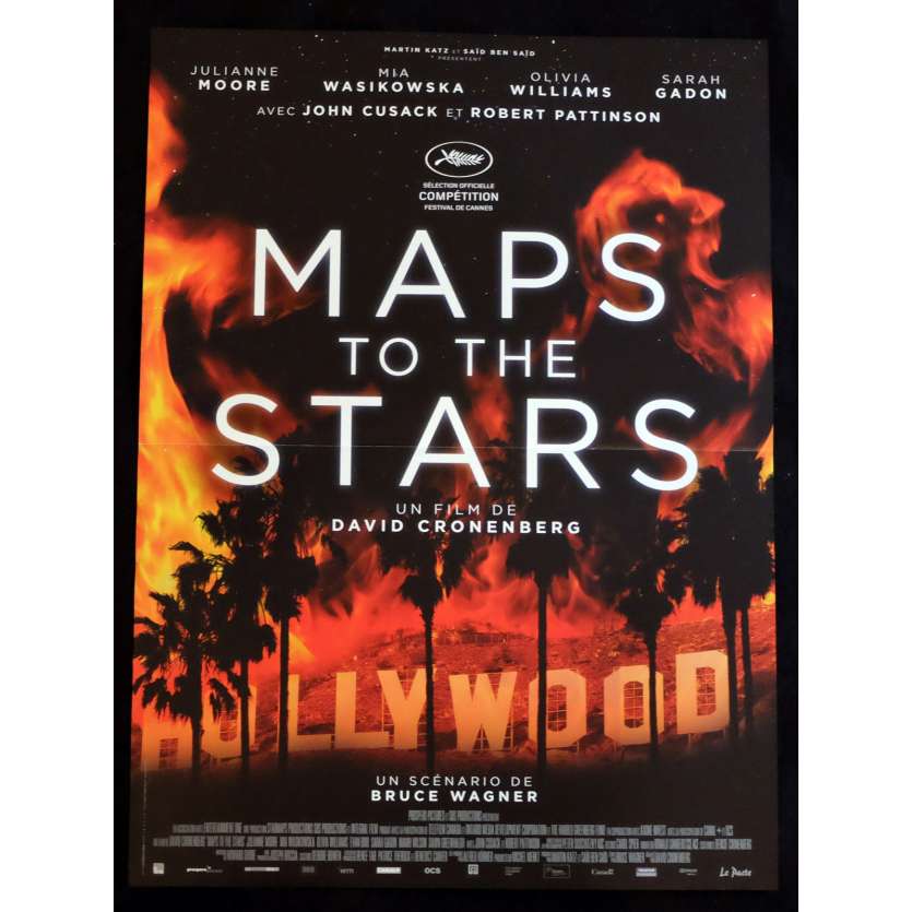 MAP TO THE STARS French Movie Poster 15x21 - 2014 - David Cronenberg, Julianne Moore