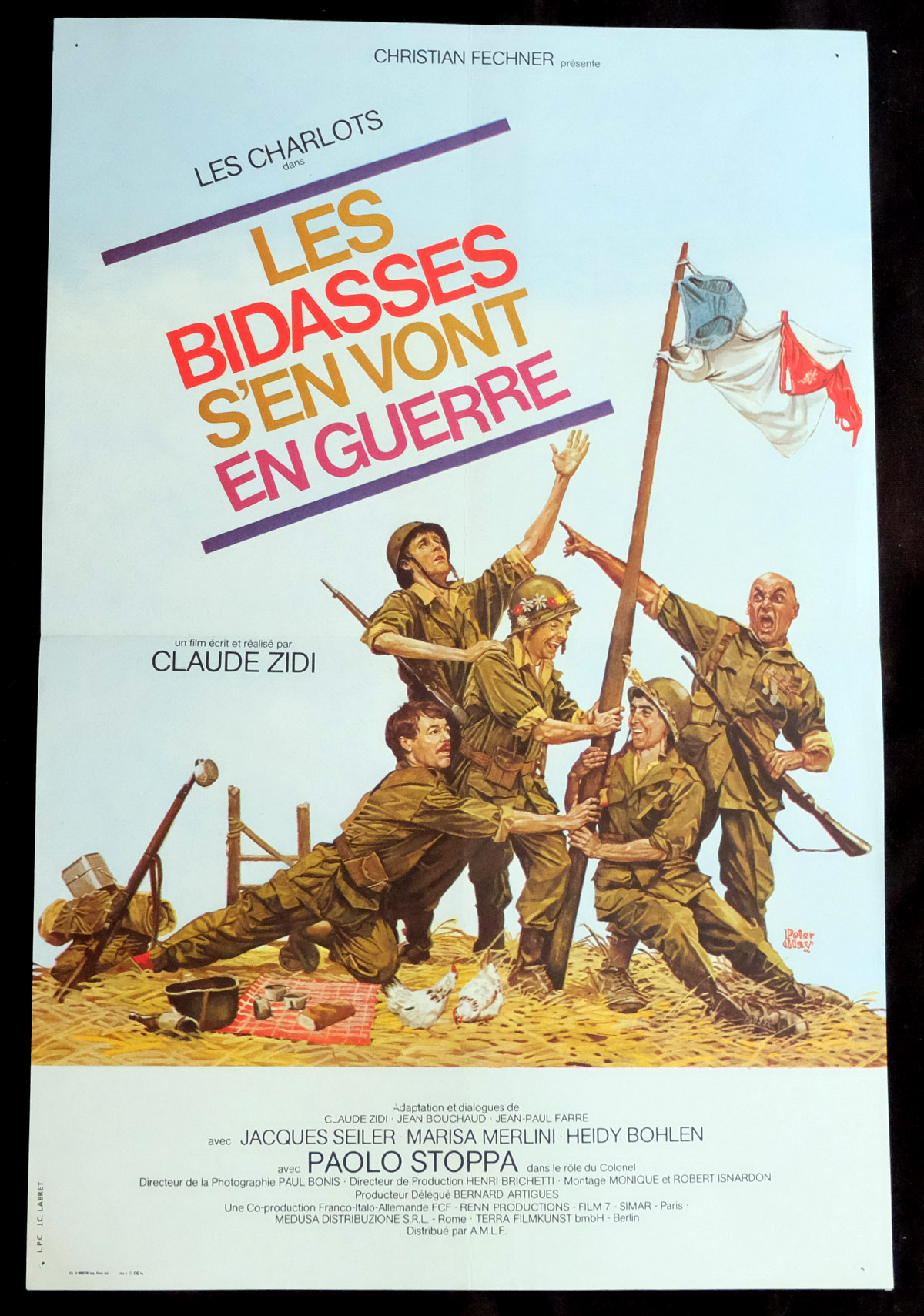 Image result for les bidasses s'en vont en guerre poster