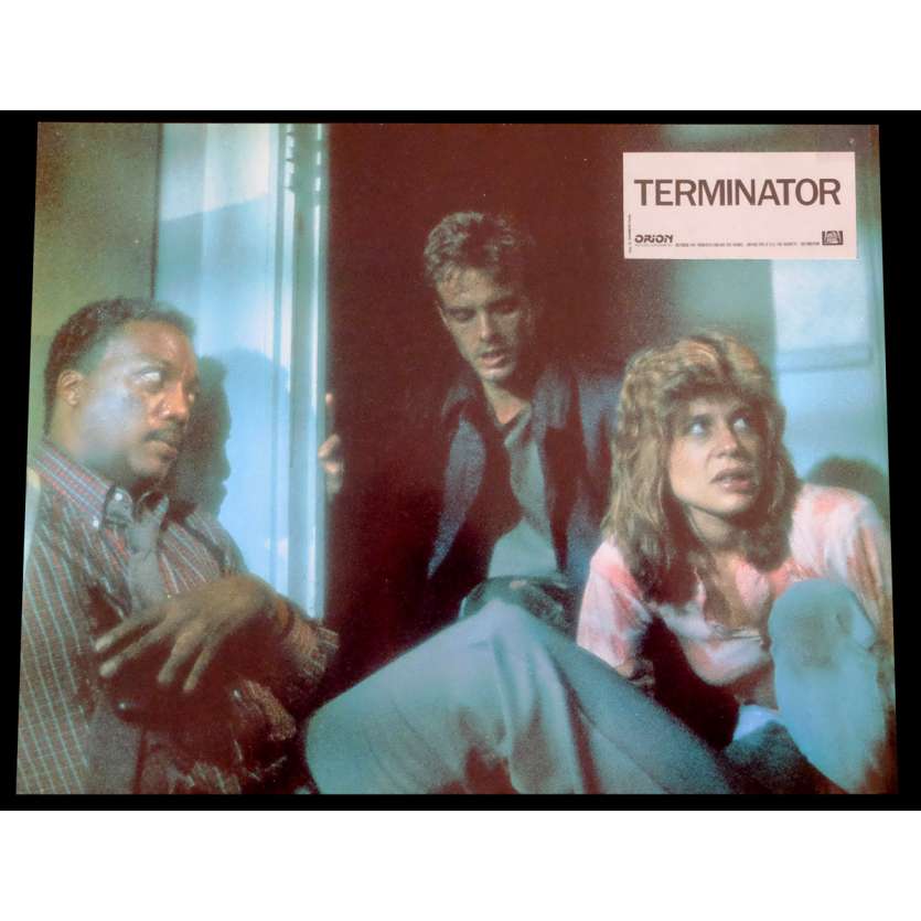 TERMINATOR French Lobby Card N8 9x12 - 1983 - James Cameron, Arnold Schwarzenegger