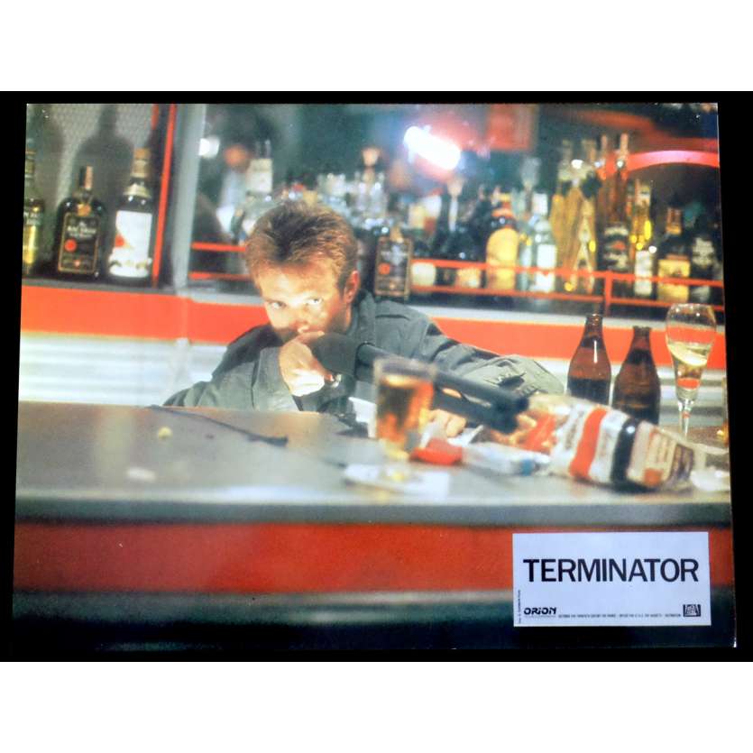 TERMINATOR French Lobby Card N7 9x12 - 1983 - James Cameron, Arnold Schwarzenegger