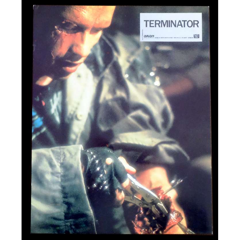 TERMINATOR French Lobby Card N2 9x12 - 1983 - James Cameron, Arnold Schwarzenegger