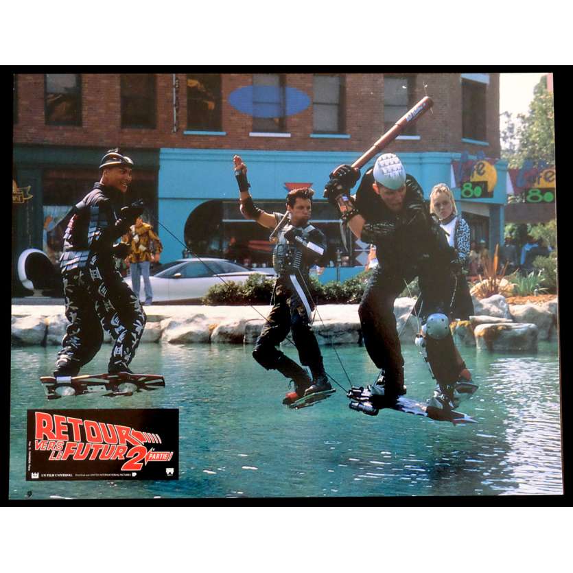 BACK TO THE FUTURE II French Lobby Card N5 9x12 - 1989 - Robert Zemeckis, Michael J. Fox