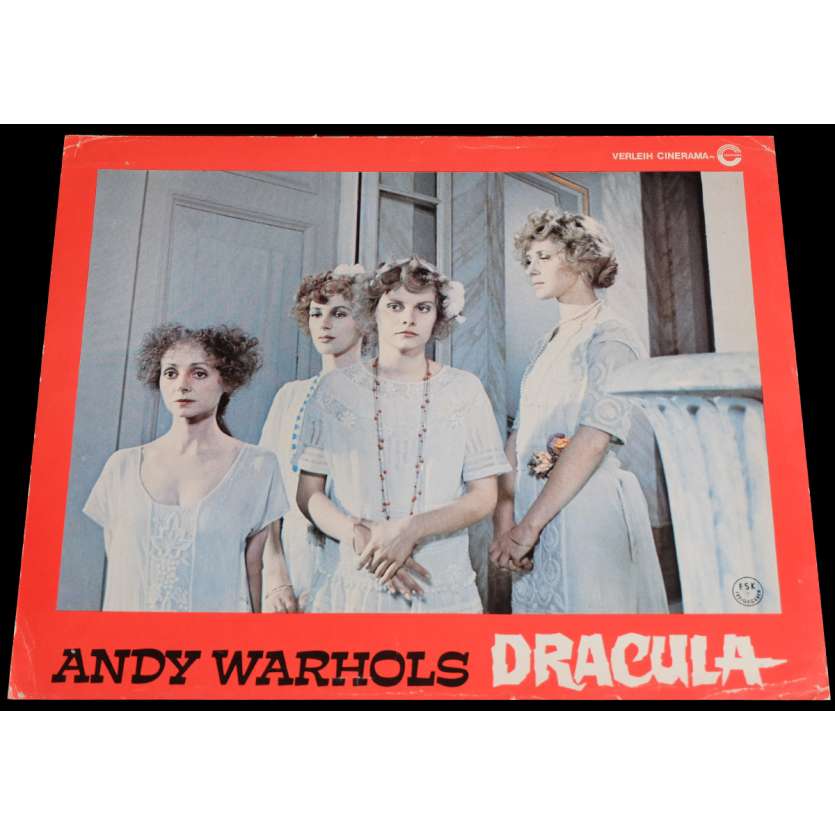 ANDY WARHOL'S DRACULA French Lobby Card 9x12 - 1974 - Andy Warhol, Udo Kier -