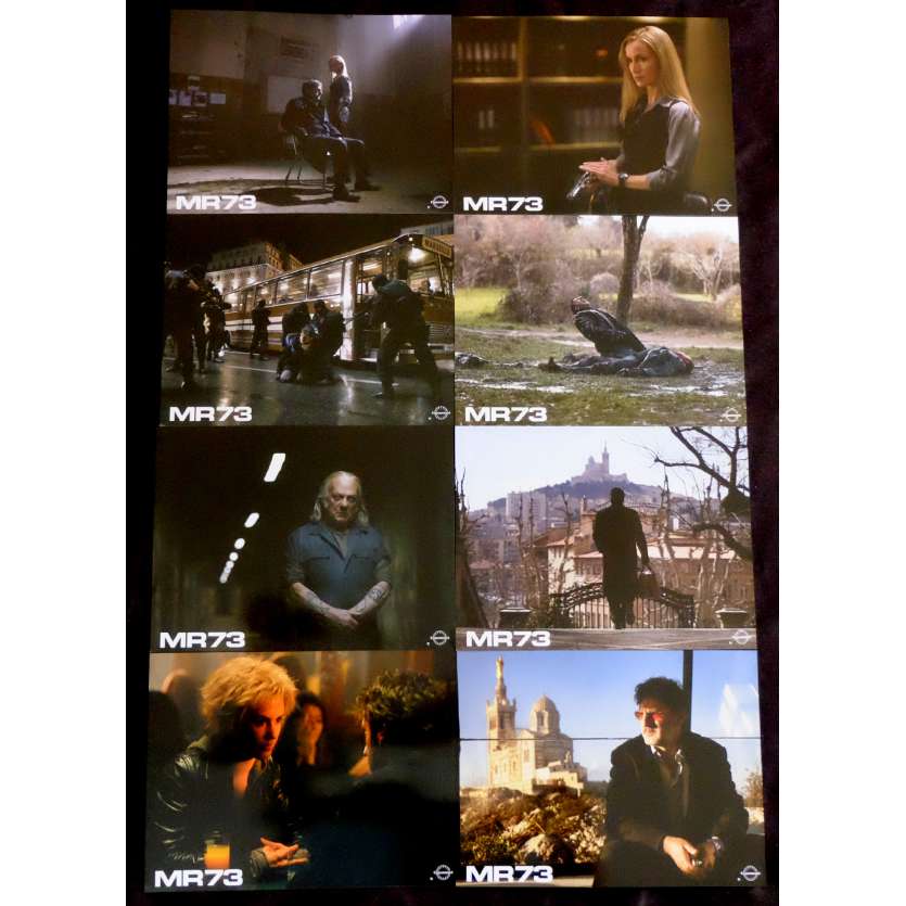 MR 73 French Lobby Cards 9x12 - 2008 - Olivier Marchal, Daniel Auteuil