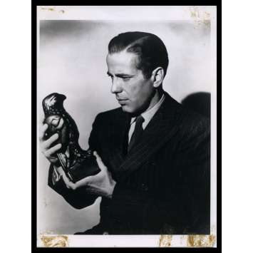 THE MALTESE FALCON French Press Still 7x9 - R1970 - John Huston, Humphrey Bogart
