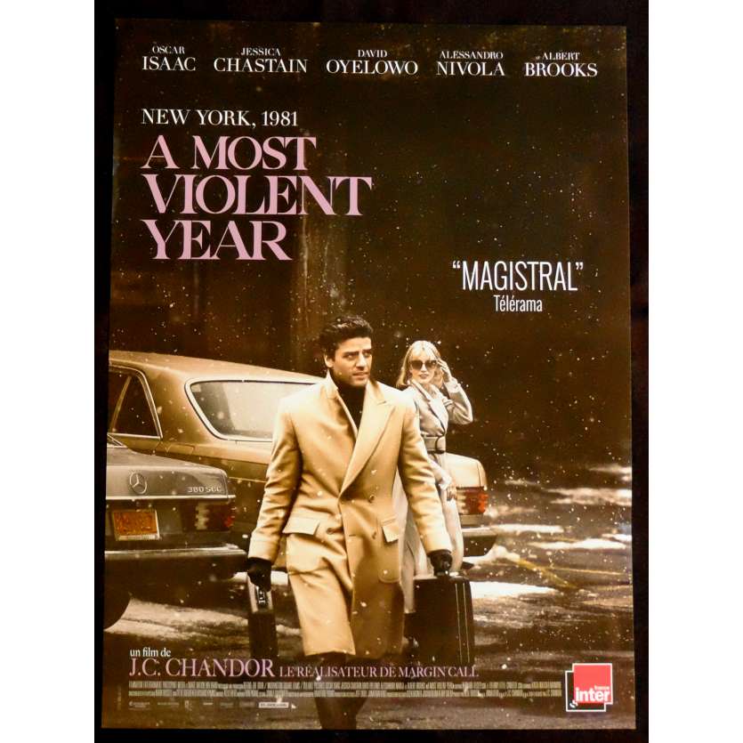 A MOST VIOLENT YEAR French Movie Poster 15x21 - 2015 - J.C. Chandor, Oscar Isaac