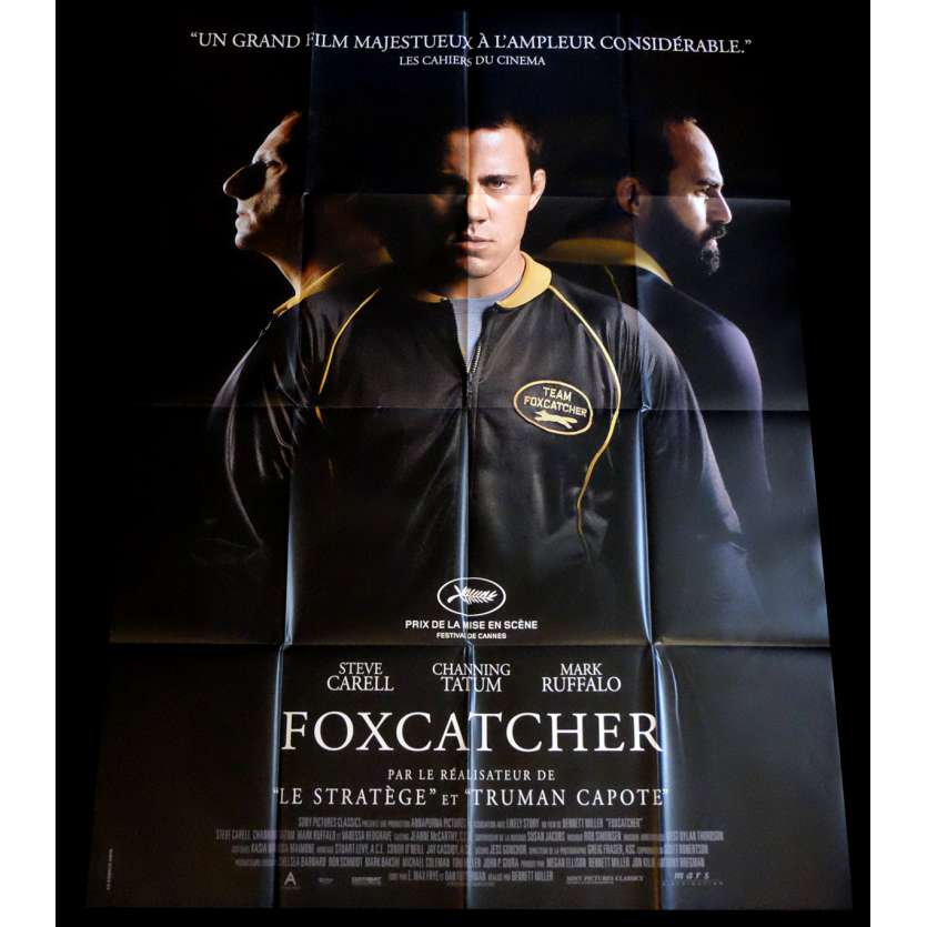 FOXCATCHER French Movie Poster 47x63 - 2014 - Benett Miller, Steve Carell