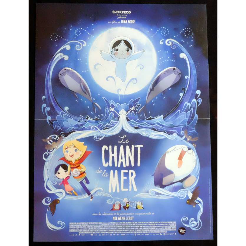 LE CHANT DE LA MER French Movie Poster  15x21 - 2014 - Tomm Moore,