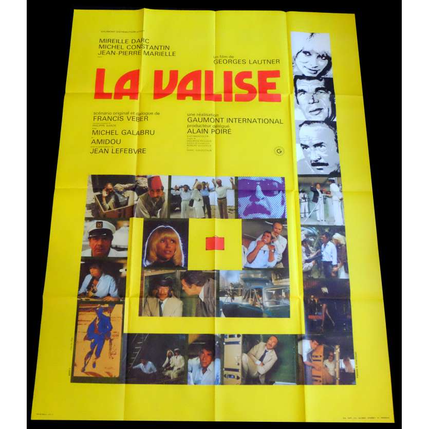 MAN IN THE TRUNK French Movie Poster  47x63 - 1979 - George Lautner, Mireille Darc