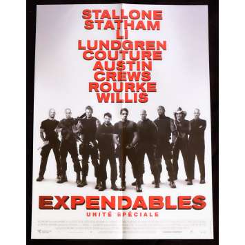 THE EXPENDABLES French Movie Poster 15x21 - 2010 - Sylvester Stallone, Jason Statham