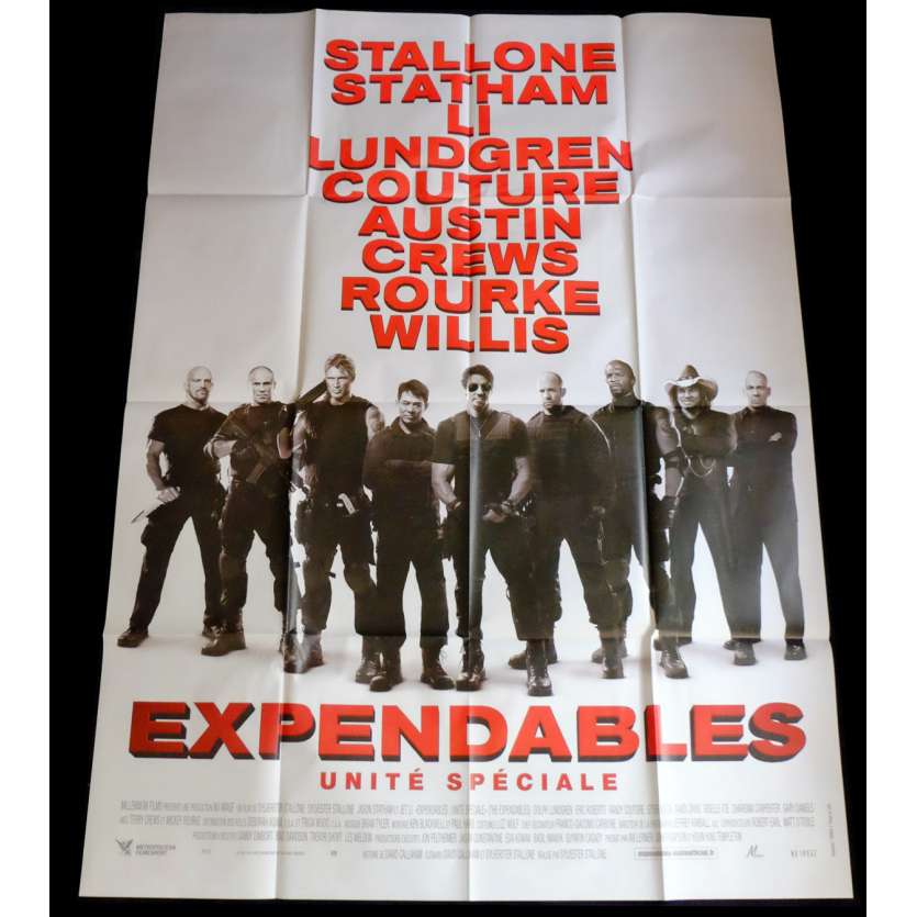 THE EXPENDABLES Affiche de film 120x160 - 2012 - Jason Statham, Sylvester Stallone