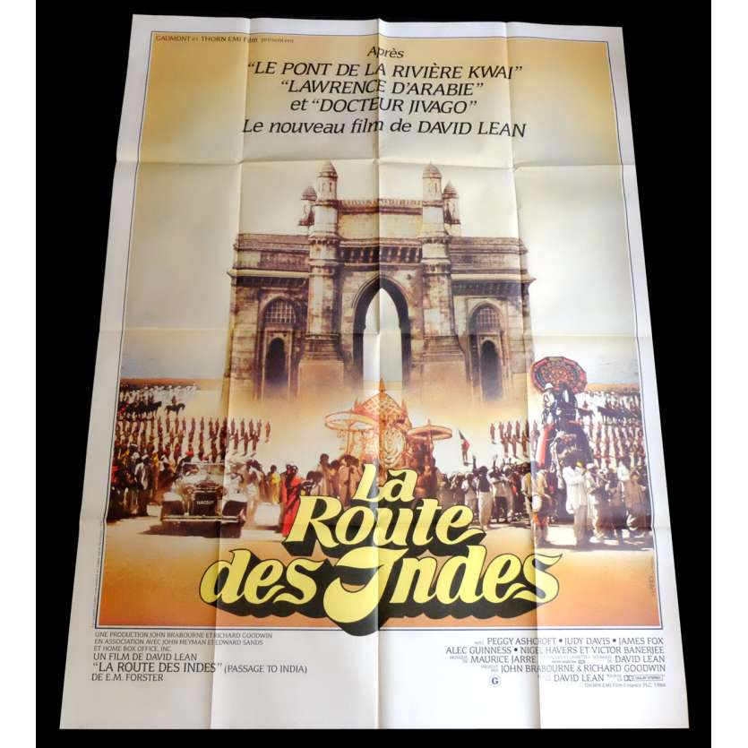 LA ROUTE DES INDES Affiche de film 120x160 - 1984 - Judy Davis, David Lean