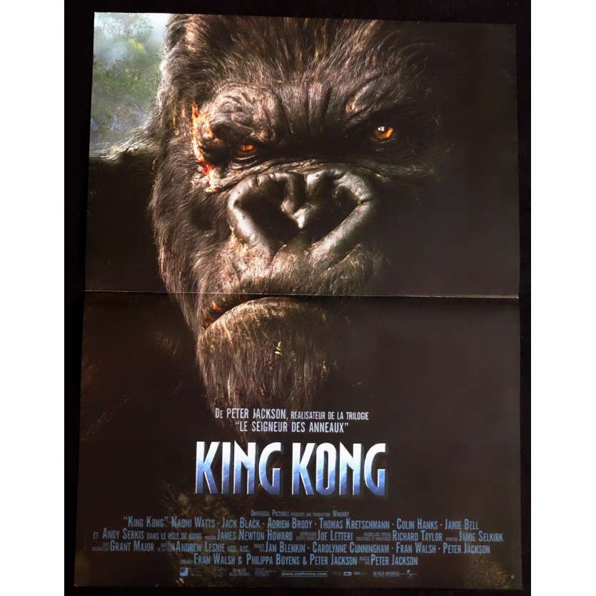 KING KONG Affiche de film 40x60 - 2005 - Naomi Watts, Peter Jackson