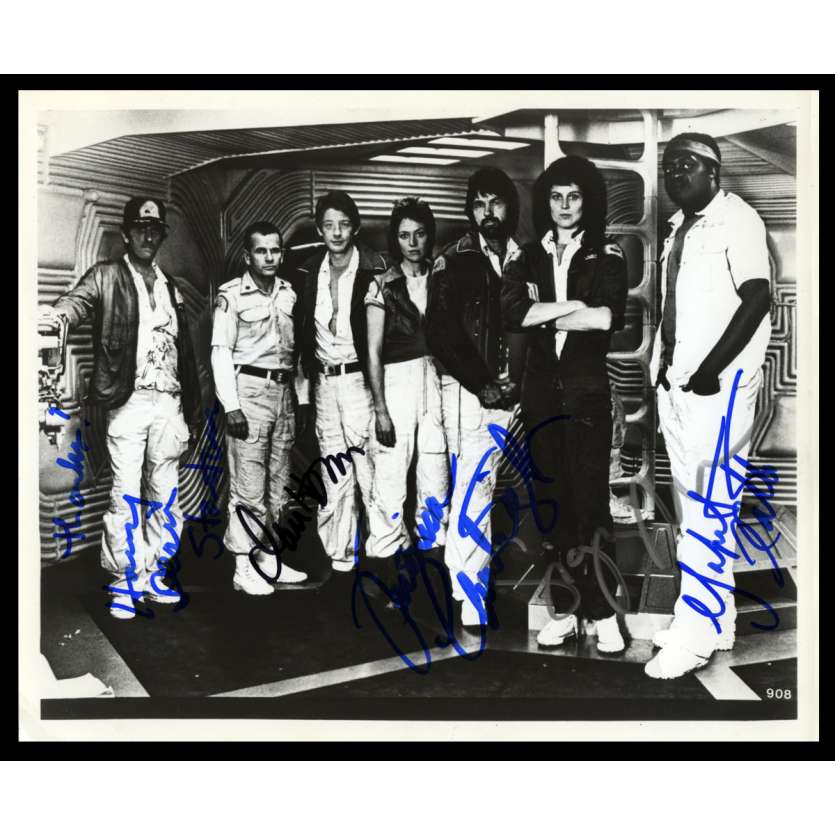 ALIEN Photo Signée  20x25 - 1976 - Sigourney Weaver, Ridley Scott