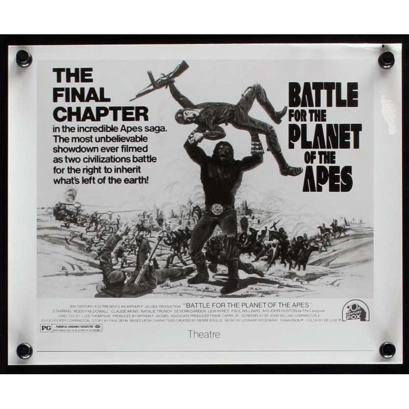 LA BATAILLE DE LA PLANETE DES SINGES Photo de presse N4 20x25 - 1973 - Roddy McDowall, J. Lee Thompson