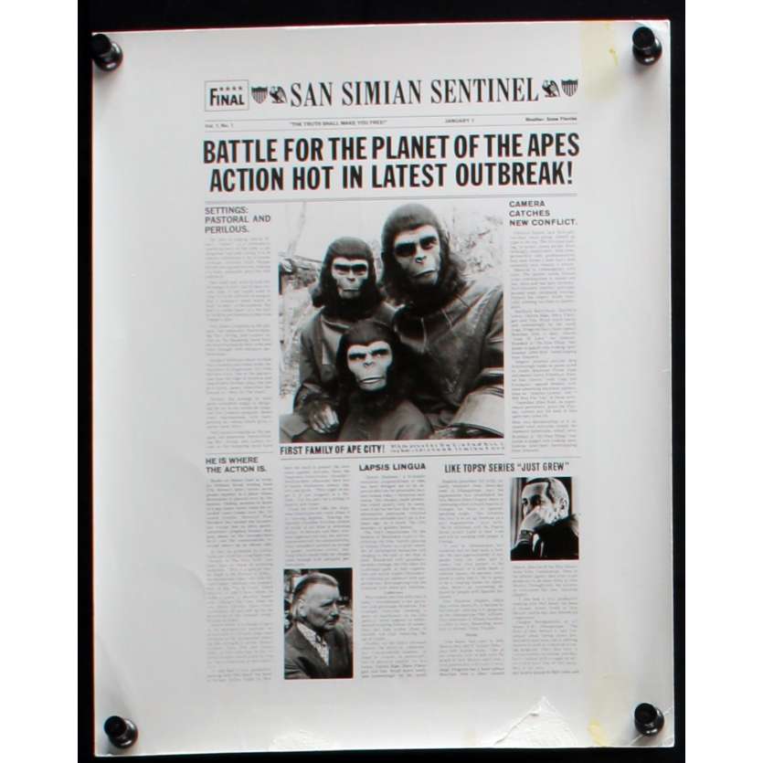BATTLE FOR THE PLANET OF THE APES US Movie Still N1 8x10 - 1973 - J. Lee Thompson, Roddy McDowall