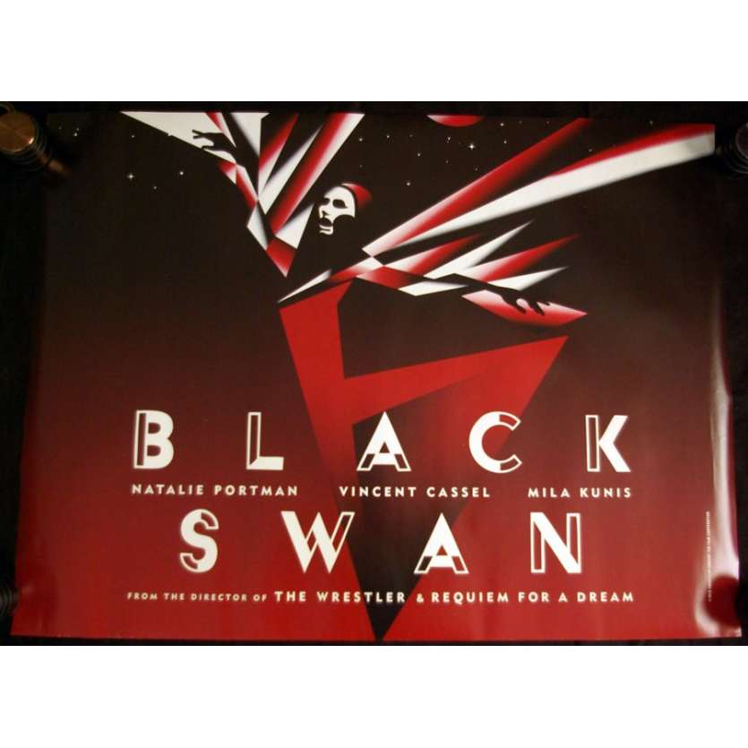 BLACK SWAN Nathalie Portman Affiche anglaise Type A 2011