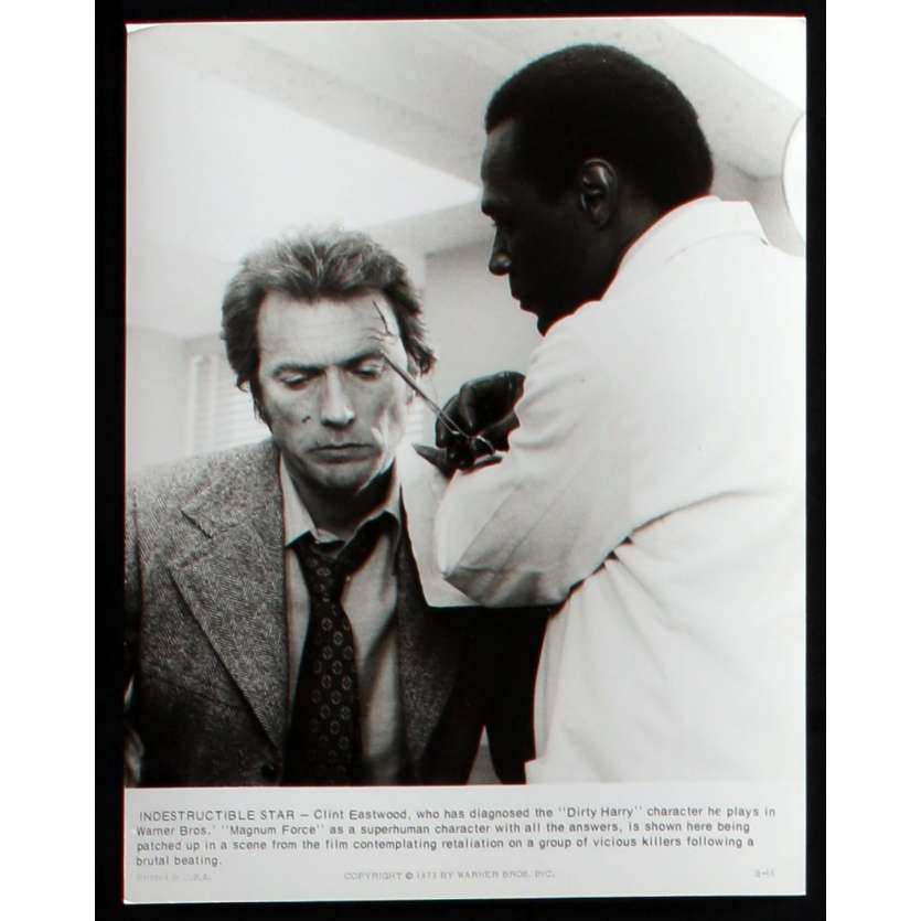 MAGNUM FORCE Photo de presse N1 20x25 - 1973 - Clint Eastwood, Ted Post