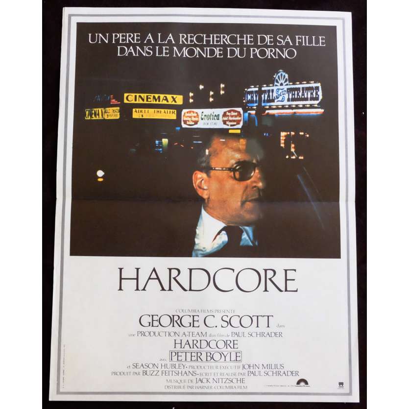 HARDCORE Affiche de film 40x60 - 1979 - George C. Scott, Paul Schrader