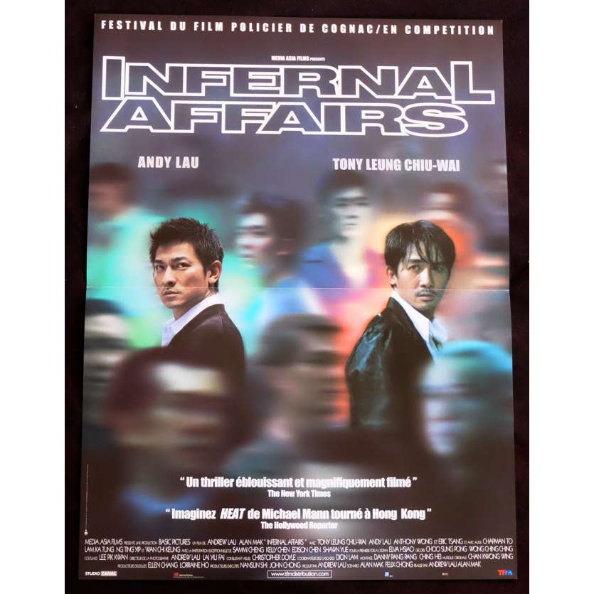 INTERNAL AFFAIRS French Movie Poster  15x21 - 2002 - Wai-Keung Lau, Andy Lau