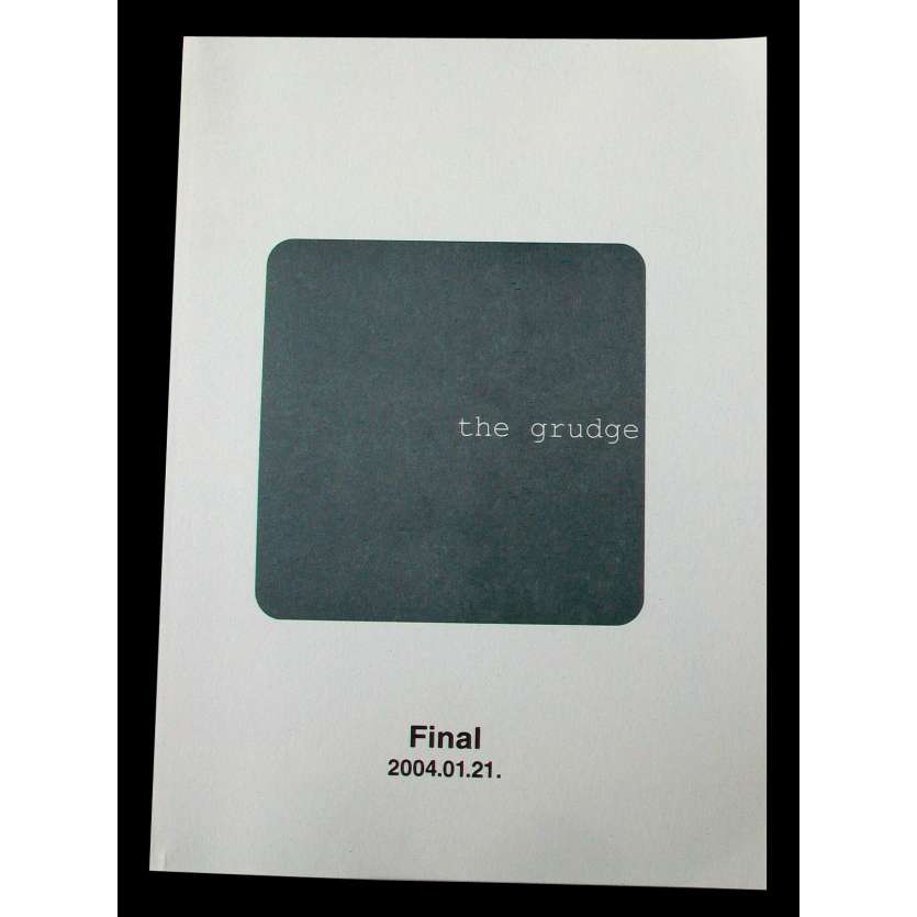 THE GRUDGE Scénario 21x30 - 2004 - Sarah Michelle Gellar, Takashi Shimizu