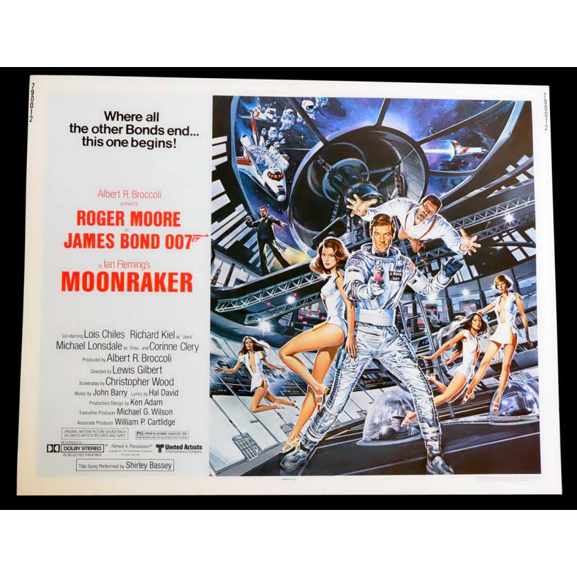 MOONRAKER Affiche de film 71x55 - 1979 - Roger Moore, James Bond