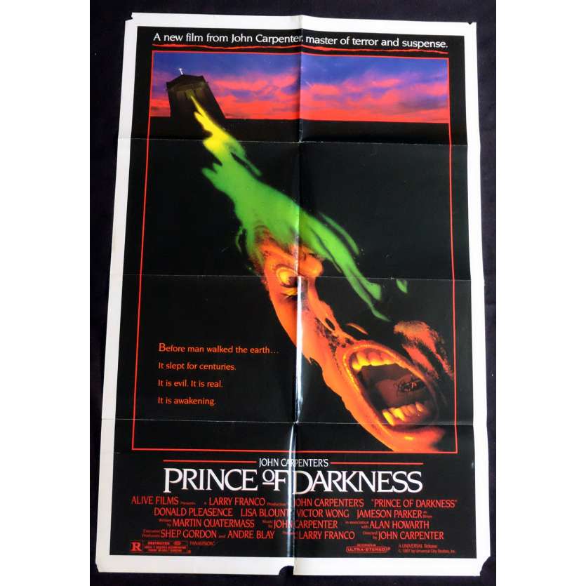 PRINCE OF DARKNESS US Movie Poster  29x41 - 1987 - John Carpenter, Donald Pleasence