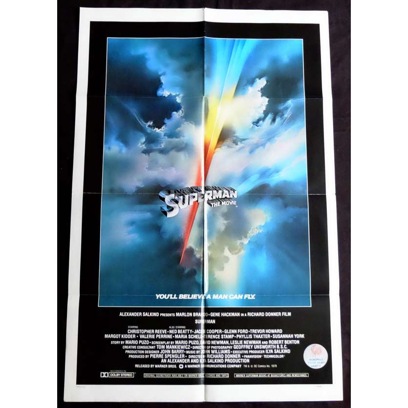 SUPERMAN Affiche de film Intl. 69x104 - 1978 - Christopher Reeves, Richard Donner