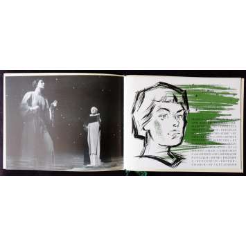 JEANNE AU BUCHER Dossier de presse 8p 21x30 - 1954 - Ingrid Bergman, Roberto Rossellini