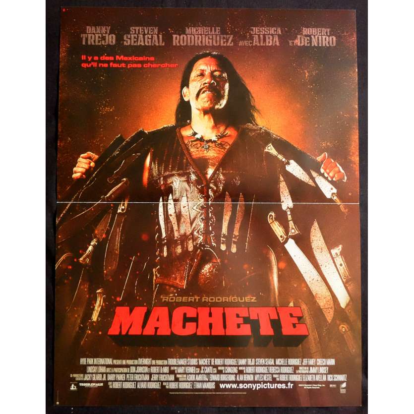 MACHETE French Movie Poster  15x21 - 2010 - Robert Rodriguez, Danny Trejo
