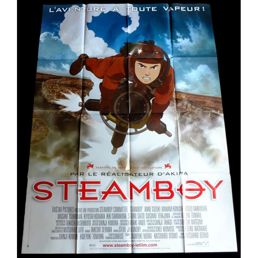 STEAMBOY Affiche de film 120x160 - 2004 - Anne Suzuki, Katsuhiro Ōtomo