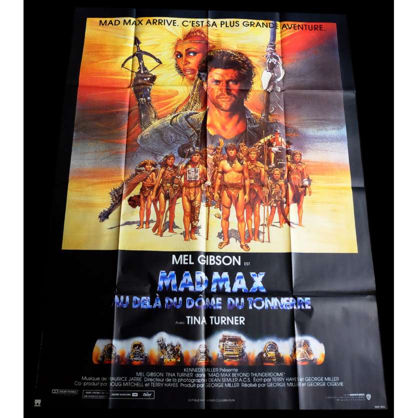 MAD MAX 3 French Movie Poster  47x63 - 1985 - George Miller, Mel Gibson