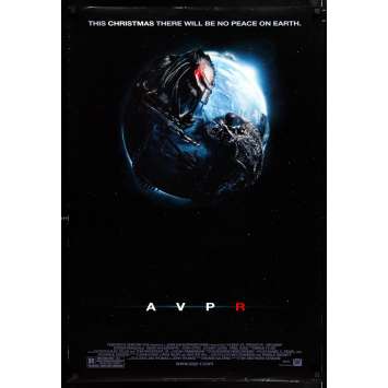 ALIENS VS. PREDATOR: REQUIEM style A advance US Movie Poster 29x41 - 2007 - Colin Strause, Kristen Hager