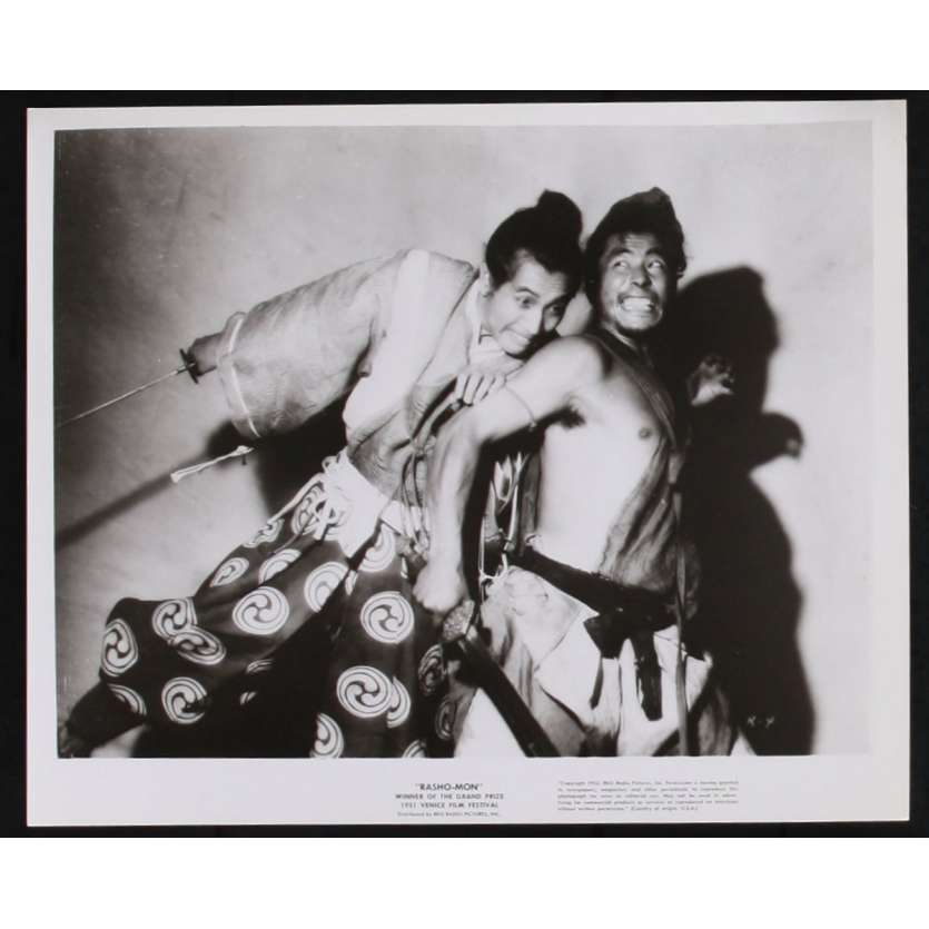 RASHOMON Photos de presse N3 20x25 - 1955 - Toshiro Mifune, Akira Kurosawa